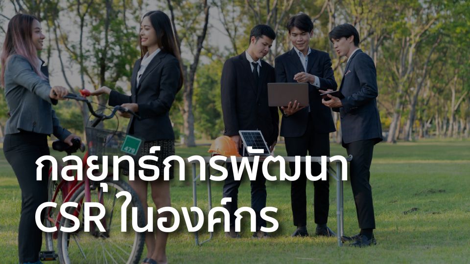 กลยุทธ์การพัฒนา CSR ในองค์กร